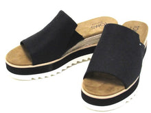 Toms Diana Mule Flatform Slip-On Sandal (Women's) - Black - Sz 7.5 M