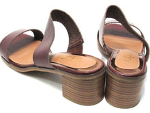 Sugar Halo Block Heel Slide Sandal (Women's) - Brown - Sz 9.5 M