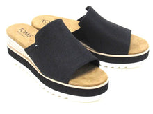 Toms Diana Mule Flatform Slip-On Sandal (Women's) - Black - Sz 7.5 M