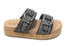 Wild Pair Kayrraf Slip-On FlatForm Sandals (Women's) - Black - Sz 7.5 M