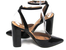 Jessica Simpson Nazela Ankle Strap Pointed Toe Pump (Women's) - Black - Sz 8.5 M