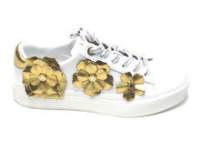 Karl Lagerfeld Georgia Fashion Sneaker (Women's) - White/Gold - Sz 7.5 M