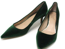 Jewel Badgley Mischka Enola Kitten Heel Pump (Women's) - Green Velvet - Sz 7.5 M