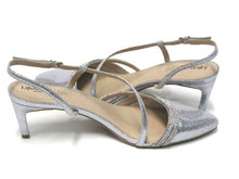 LifeStride Arlo Rhinestone Slingback Dress Pump (Women's) - Silver - Sz 11 W