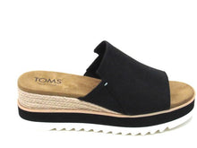 Toms Diana Mule Flatform Slip-On Sandal (Women's) - Black - Sz 7.5 M