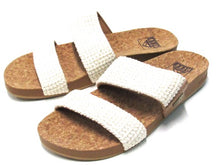 Reefs Cushion Vista Textile Flat Footbed Sandal (Women's) - White - Sz 7 M