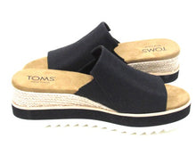 Toms Diana Mule Flatform Slip-On Sandal (Women's) - Black - Sz 7.5 M