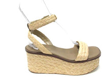 Michael Kors Sandra Flatform Ankle Strap Sandal (Women's) - Husk - Sz 9 M