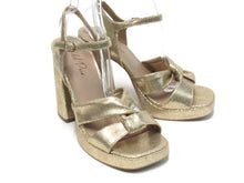 Wild Pair Lavinia Platform Sandal (Women's) - Metallic Gold - Sz 9 M