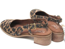 Toms Jaclyn Suede Slingback Pump (Women's) - Brown Sugar Leopard - Sz 6.5 M