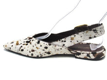 Arezzo Fallon Slingback Pointed Toe Flat (Women's) - Natural - Multi - Sz 8.5 B