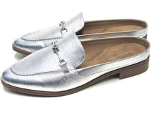 Aerosoles Erik Loafer Mule Flat Slide (Women's) - Metallic Silver - Sz 8 M