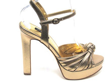 Nine West Windee Platform Sandal (Women's) - Gold - Sz 7.5 M