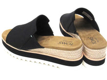 Toms Diana Mule Flatform Slip-On Sandal (Women's) - Black - Sz 7.5 M