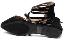 Journee Collection Marlee Pointed Toe Flat Sandal (Women's) - Black - Sz 10 M