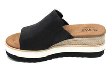 Toms Diana Platform Wedge Sandal (Women's) - Black - Sz 7 M
