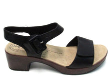 Easy Works by Easy Street Marva Platform Sandal (Women's) - Black - Sz 10 W