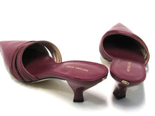 Michael Kors Haisley Kitten Heel Mule Pump (Women's) - Mulberry - Sz 5.5 M