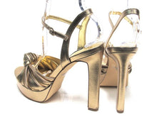 Nine West Windee Platform Sandal (Women's) - Gold - Sz 7.5 M