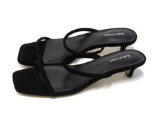 Calvin Klein Limia Kitten Heel Slide Sandal (Women's) - Black - Sz 8 M