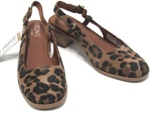 Toms Jaclyn Suede Slingback Pump (Women's) - Brown Sugar Leopard - Sz 6.5 M