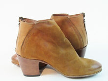 Ron White Gianna Women's Ankle Boot - Suede Cognac - Sz 6 US; 36 EU