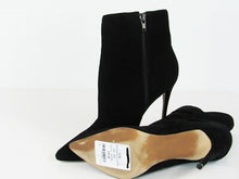 Something Navy Arianna Ruched Bootie (Women) - Suede Black - Sz 7 M; 37.5 EU
