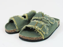 Olivia Miller Positano Slde Sandal (Women's) - Denim - 7 M; 37.5 EU