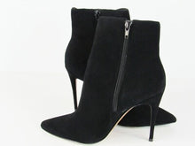 Something Navy Arianna Ruched Bootie (Women) - Suede Black - Sz 7 M; 37.5 EU