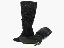 Rialto Canoe Studded Knee High Boot (Women's) - Black - Sz 8 M; 38.5 EU