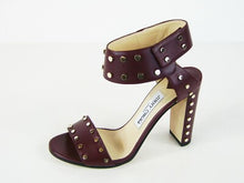 Jimmy Choo Veto Studded Sandal - Vino - 37.5 EU; 7 US