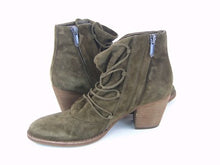 Sam Edelman Millard Ankle Boot - Deep Moss Suede - Sz 8 M