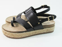 Bella Vita Rosta Espadrille Platform Sandal - Black - 9 W