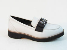 Michael Kors Vachetta/Grosgrain Loafer (Women's) - White - Sz 5.5 M