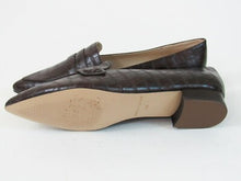 Marc Fisher Feud2 Pointed Toe Loafer (Women's) - Brown Embossed - Sz 8 M