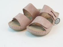 Good Choice Double Strap Wedge Sandal - Blush - 9 M
