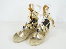 Rebecca Minkoff Gila Platform Espadrille Sandal - Gold - Sz 35.5 EU; 5.5 US