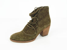Sam Edelman Millard Ankle Boot - Deep Moss Suede - Sz 8 M