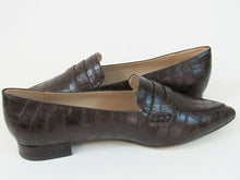 Marc Fisher Feud2 Pointed Toe Loafer (Women's) - Brown Embossed - Sz 8 M