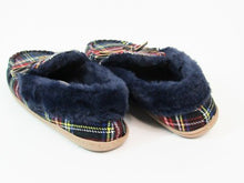 1901 Poppy Faux Fur Lined Moc Slipper - Navy/Red - 7 M