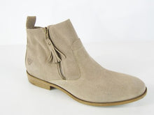 Tamaris Cigarra Perforated Ankle Bootie - Biege - Sz 41 EU; 9.5 M