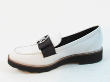 Michael Kors Vachetta/Grosgrain Loafer (Women's) - White - Sz 5.5 M