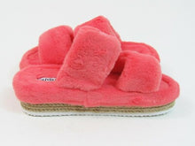 Olivia Miller Ortona Faux Fur Platform Sandal (Women's) - Orange - 8 M