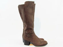 White Mountain Paulina Faux Suede Knee High Boot - Brown - Sz 7.5 M; 38 EU