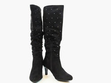 Rialto Canoe Studded Knee High Boot (Women's) - Black - Sz 8 M; 38.5 EU