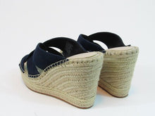 Kenneth Cole Olivia Swirl Mule Espadrille Wedge Sandal (Women's) - Marine - 7.5M