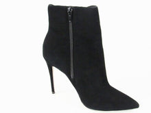 Something Navy Arianna Ruched Bootie (Women) - Suede Black - Sz 7 M; 37.5 EU
