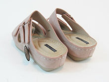 Good Choice Double Strap Wedge Sandal - Blush - 9 M