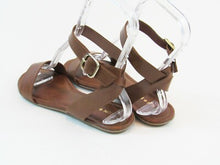 Sun + Stone Miiah Flat Sandal (Women's) - Cognac - Sz 8 M