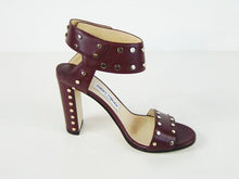 Jimmy Choo Veto Studded Sandal - Vino - 37.5 EU; 7 US